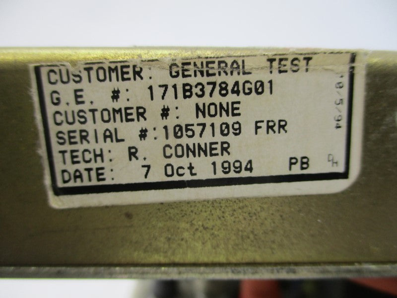 GENERAL ELECTRIC IC3645WB2A4AA EV-10 171B3784G01 48V REMAN