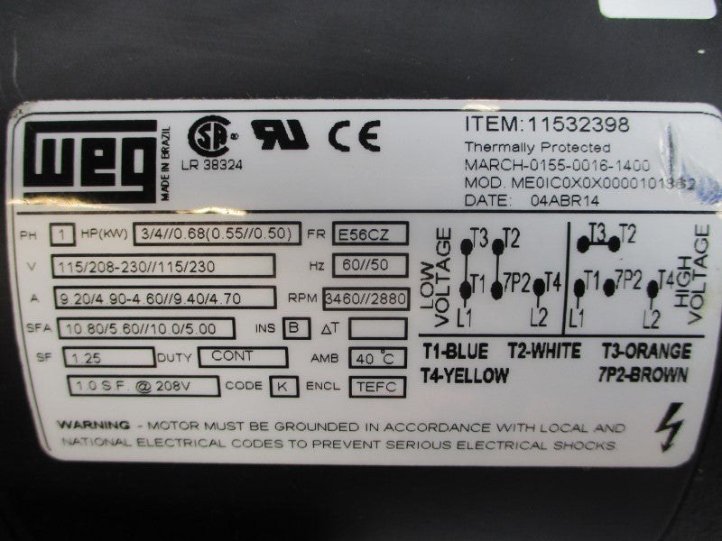 MARCH 0155-0011-0200 TE-7R-MD 230V 9.40A NSNP
