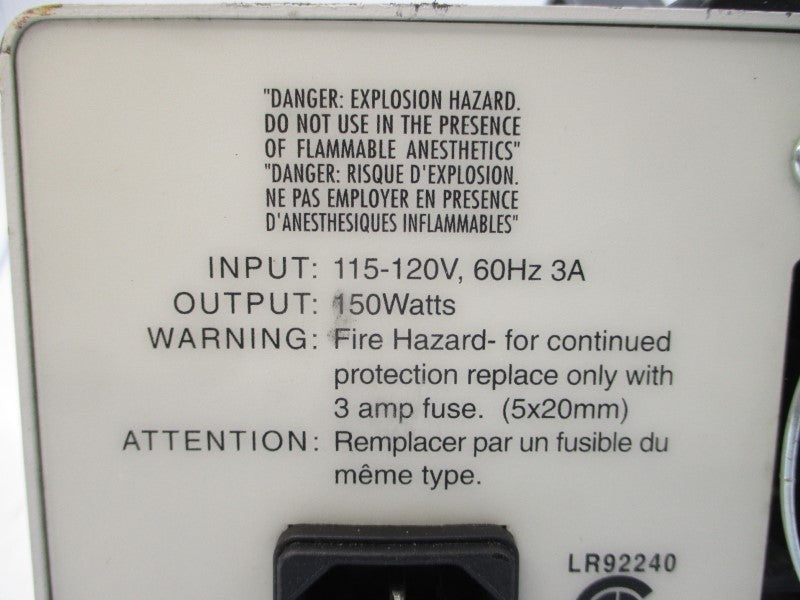 SCHOTT-FOSTEC A20500.2 115-120V 3A UNMP