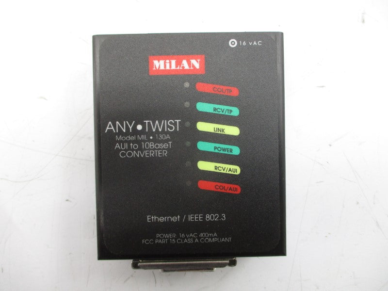 MILAN TECHNOLOGY MIL-130A 16VAC REV. D NSMP