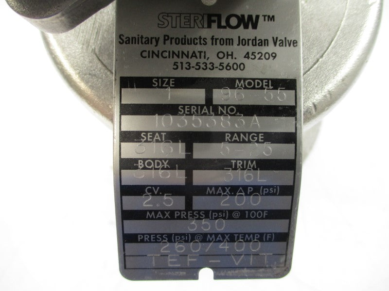 STERIFLOW 96-55 TEF-VIT 350PSI 1" NSNP