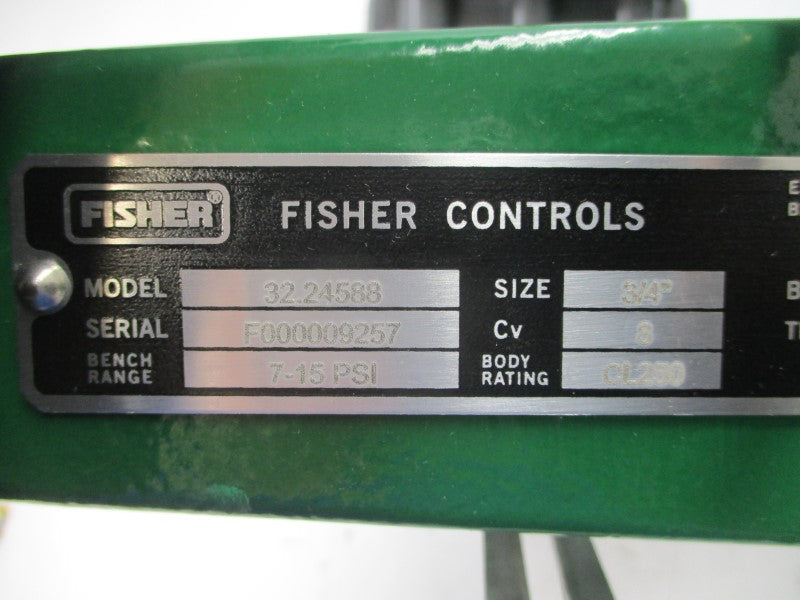FISHER 32.24588 TYPE 3660 3-15PSI 3/4" NSNP