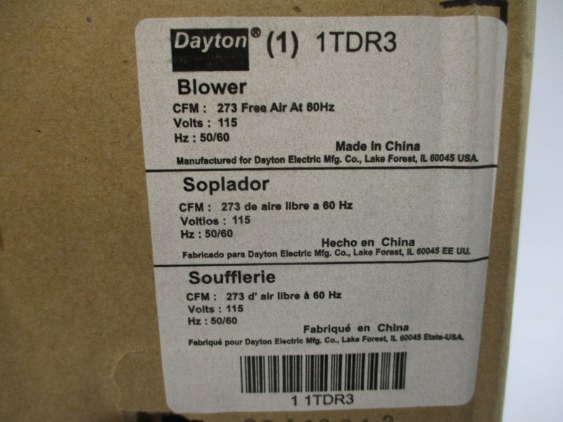 DAYTON 1TDR3 115V 0.94/0.77A NSMP