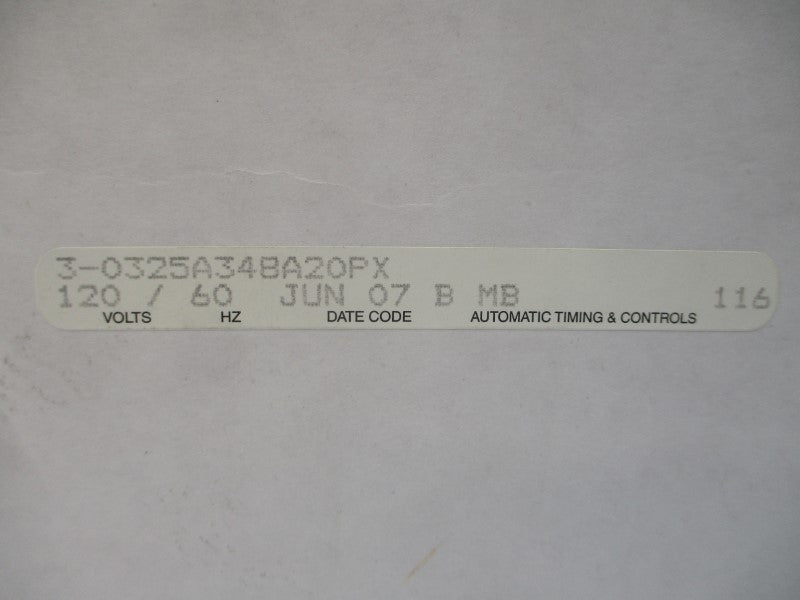 ATC 3-0325A348A20PX 120/240VAC 5/10A NSMP