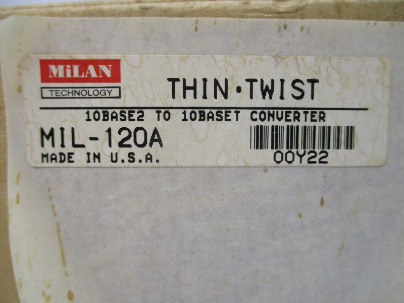MILAN TECHNOLOGY MIL-120A 12-20VAC REV. E NSMP