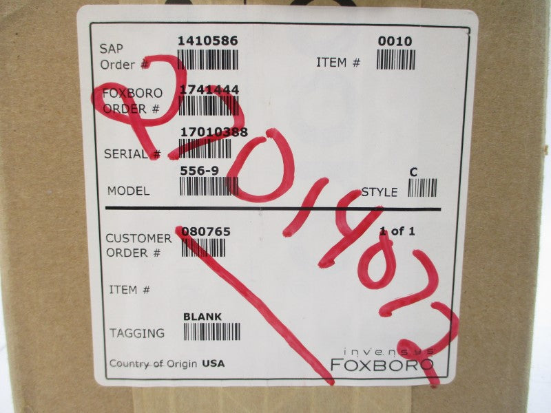 FOXBORO 556-9-51 3-15PSI NSMP