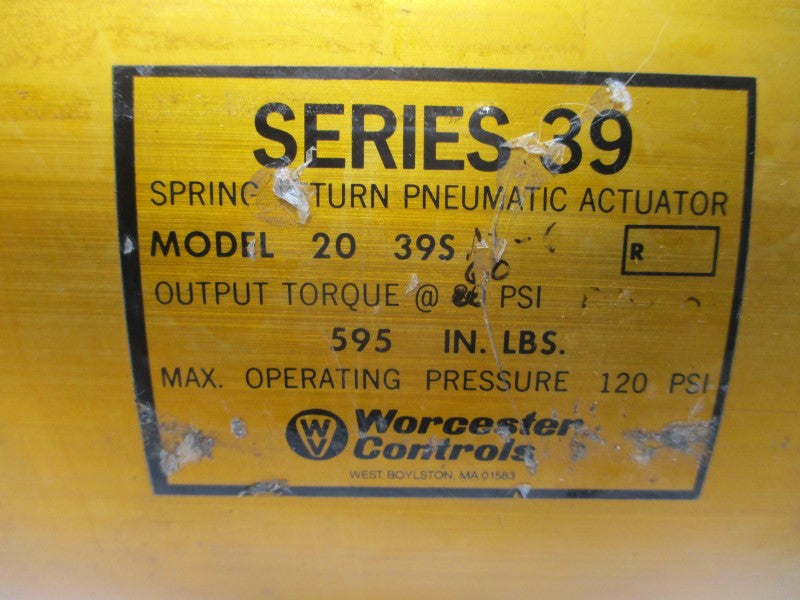 WORCESTER CONTROLS 2039SR 2BTWK466 120PSI UNMP
