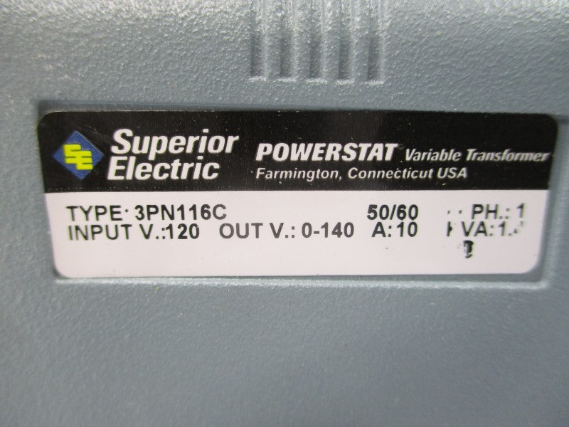 SUPERIOR ELECTRIC 3PN116C 120V NSMP