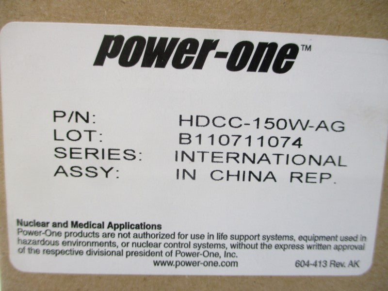 POWER ONE HDCC-150W-AG 230/240VAC 2/4A NSMP