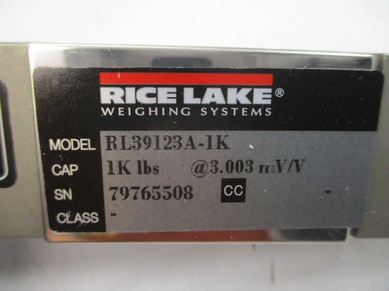 RICE LAKE WEIGHING SYSTEMS RL39123A-1K 17189 NSMP