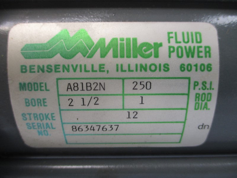 MILLER A81B2N 250PSI 2-1/2" NSNP