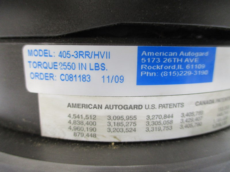 AMERICAN AUTOGUARD 405-3RR/HVII NSNP