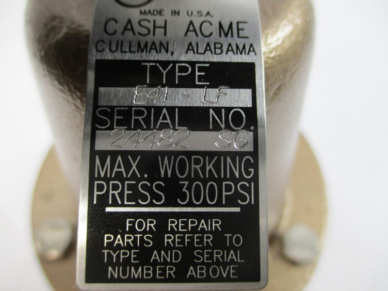 CASH ACME E41-LF 300PSI NSNP