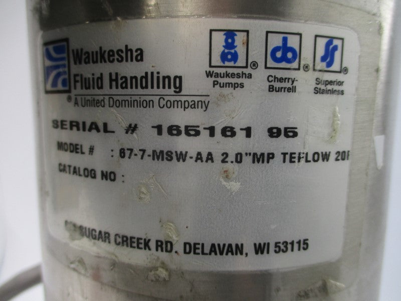 WAUKESHA FLUID 67-7-MSW-AA UNMP