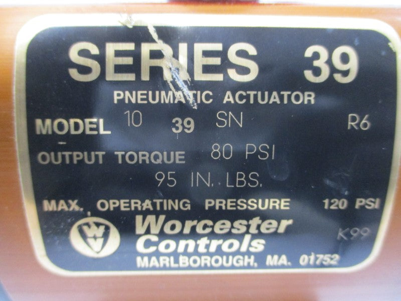 WORCESTER CONTROLS 1039SNR6 1B5966TBW1V38 120PSI 1" UNMP