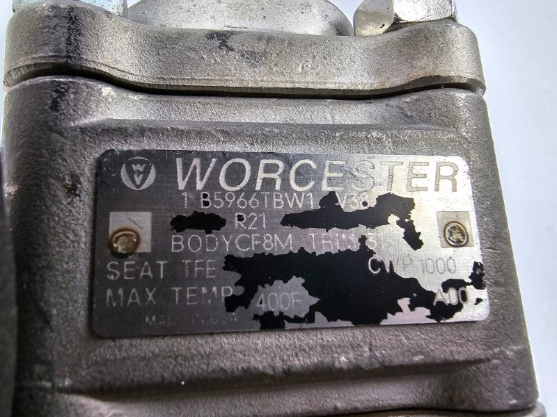WORCESTER CONTROLS 1039SNR6 1B5966TBW1V38 120PSI 1" UNMP