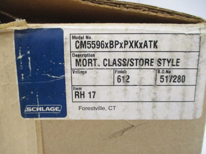 SCHLAGE CM5596XBPXPXKXATK NSMP