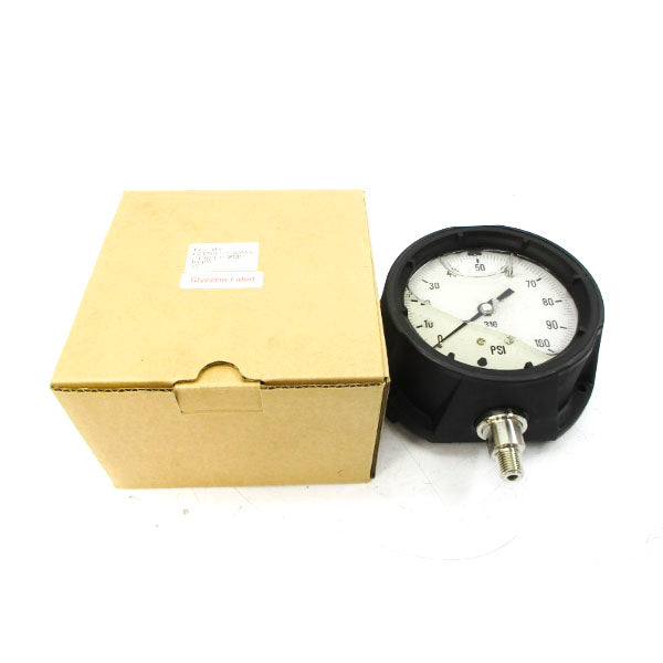 GAUGE 4501-4LE 100PSI 1/4" NSMP