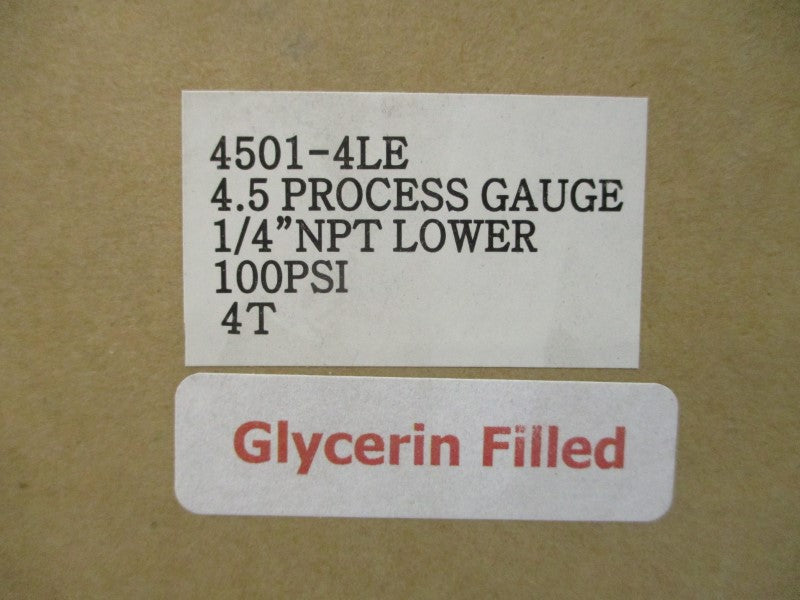 GAUGE 4501-4LE 100PSI 1/4" NSMP