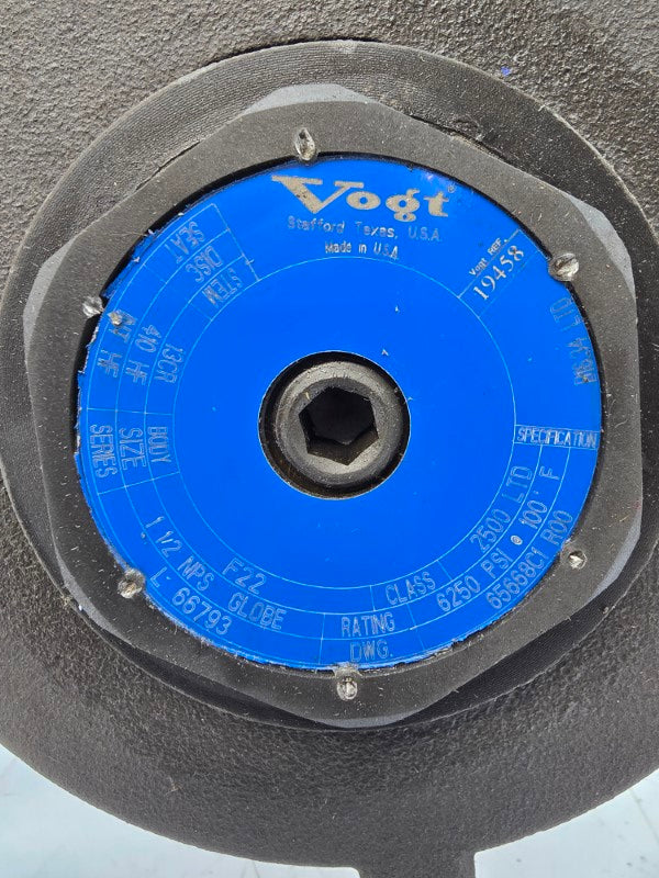 VOGT B16.34 6250PSI 1-1/2" NSNP