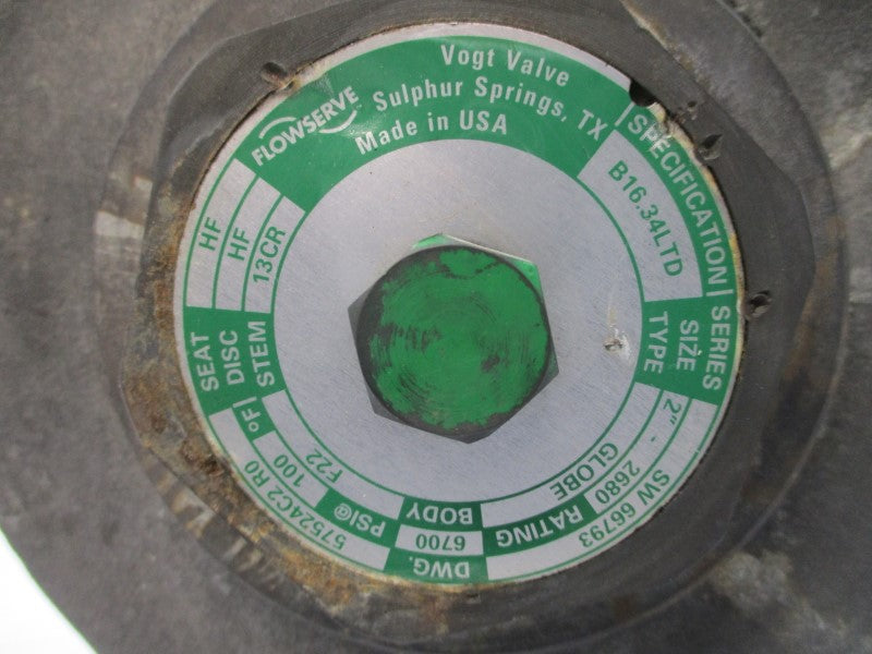 FLOWSERVE B16.34LTD 6700PSI 2" NSNP