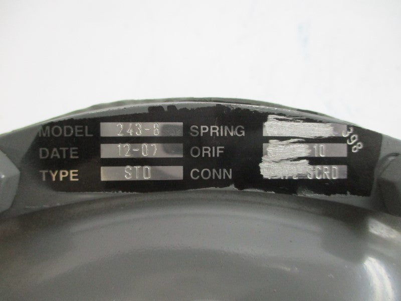SENSUS 243-8 STD 2-4.25PSI 3/4" NSNP