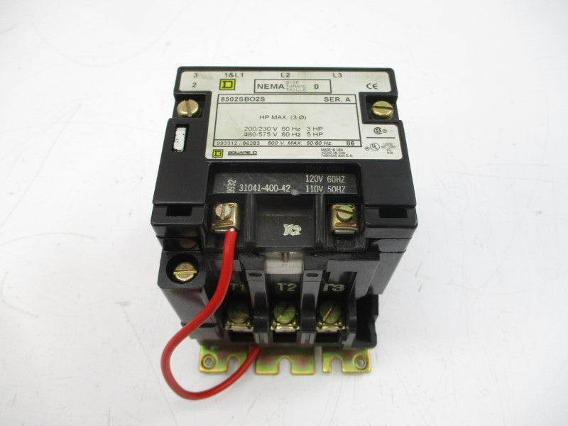 SQUARE D 8502SBO2V02S SER. A 110/120V 18A NSMP