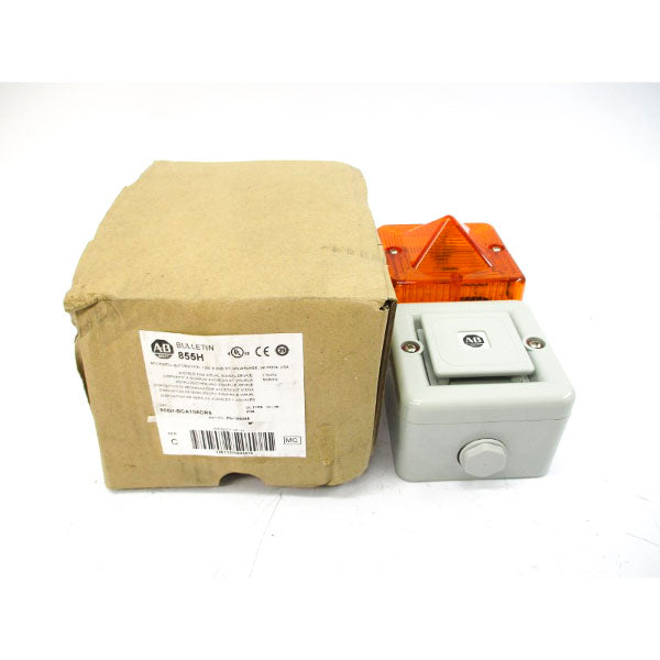 ALLEN BRADLEY 855H-BCA10ADR5 SER. C 115VAC (BR/WH) NSMP