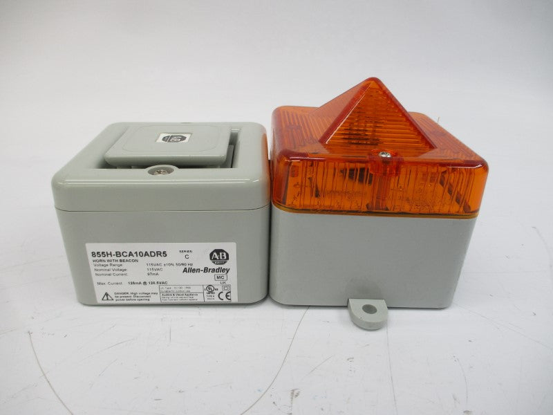ALLEN BRADLEY 855H-BCA10ADR5 SER. C 115VAC (BR/WH) NSMP