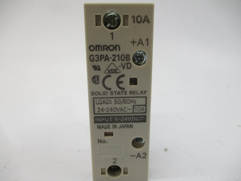 OMRON G3PA-210B-VD 5-24VDC 10A (PKG OF 10) NSMP