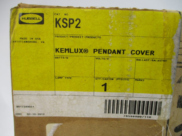 HUBBELL KSP2 NSFS