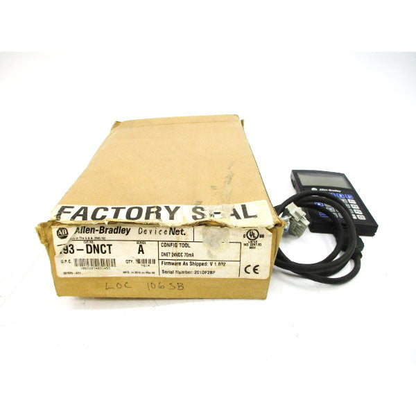 ALLEN BRADLEY 193-DNCT SER. A F/W V1.002 24VDC NSMP