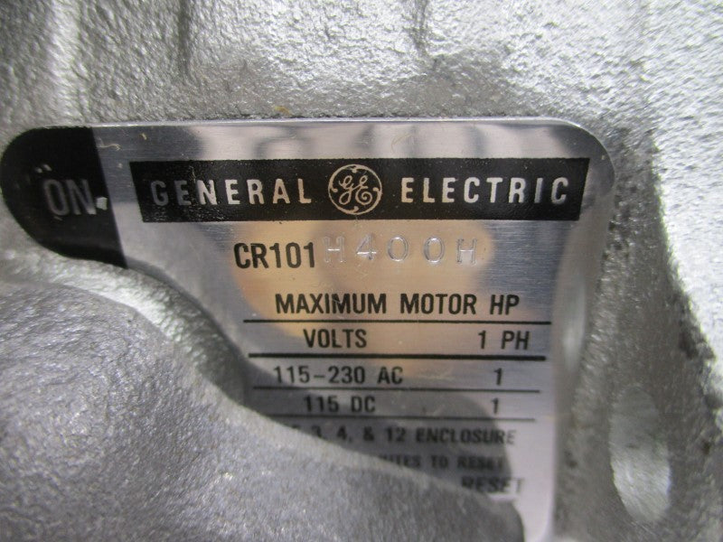 GENERAL ELECTRIC CR101H400H 115-230VAC NSMP