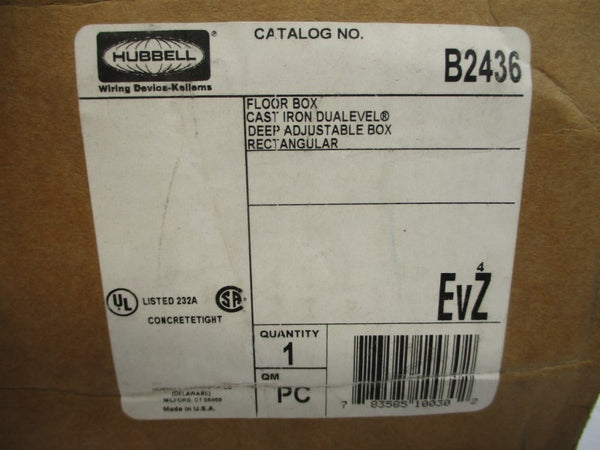 HUBBELL B2436 NSMP