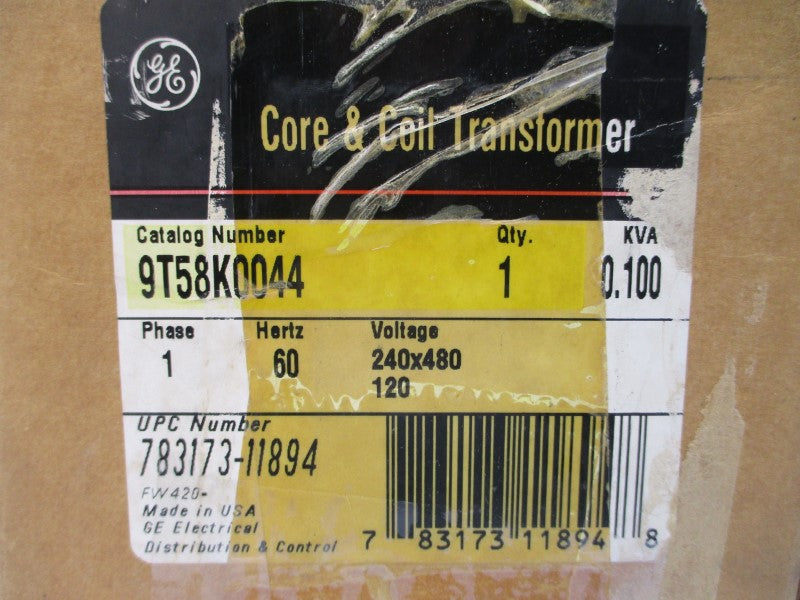 GENERAL ELECTRIC 9T58K0044 240/480V NSMP