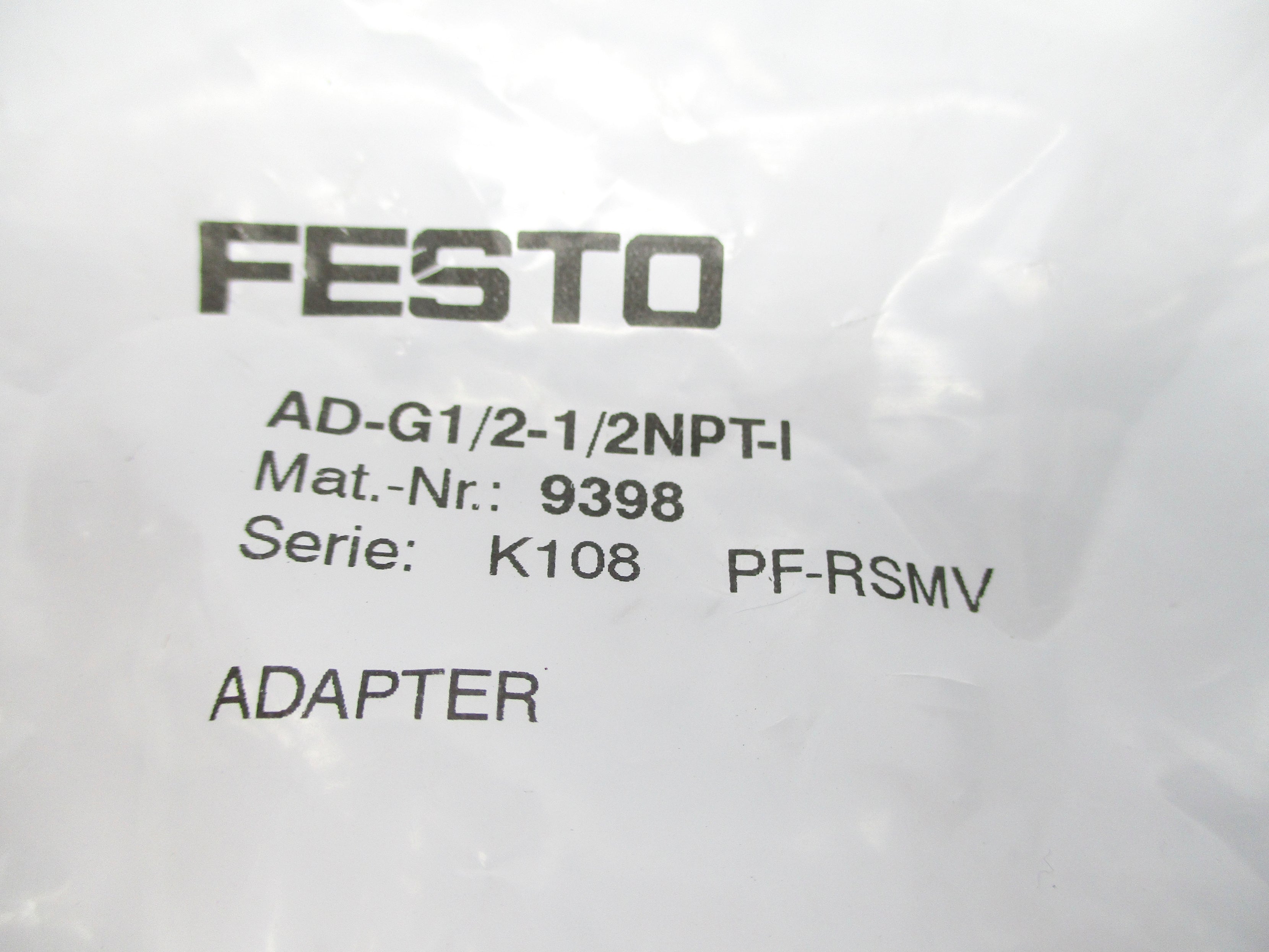 FESTO AD-G1/2-1/2NPT-I NSMP