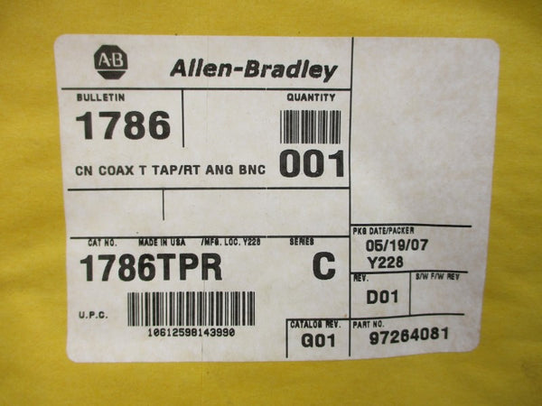 ALLEN BRADLEY 1786TPR SER. C REV. G01 NSMP