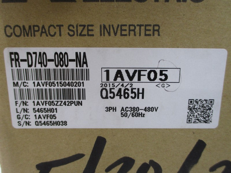 MITSUBISHI FR-D740-080-NA 380-480VAC 12.6A NSMP
