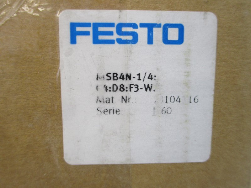 FESTO MSB4N-1/4 13104116 24VDC 60-145PSI NSMP