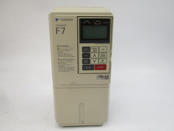 YASKAWA CIMR-F7U44P0 380-480VAC 10.4A NSMP