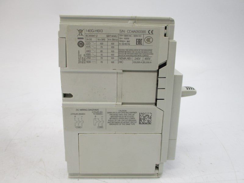 ALLEN BRADLEY 140G-H6F3-C80 SER. A 480V 800A NSMP