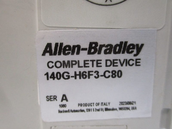 ALLEN BRADLEY 140G-H6F3-C80 SER. A 480V 800A NSMP