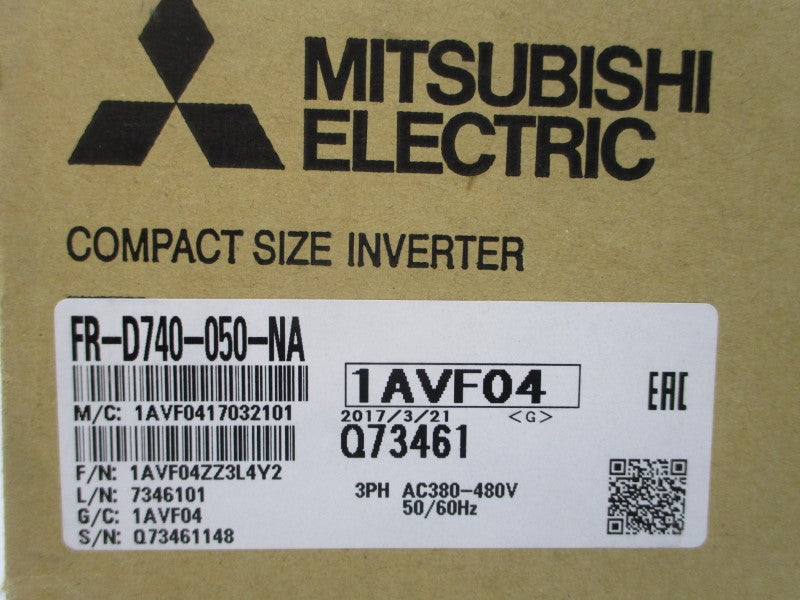 MITSUBISHI FR-D740-050-NA 380-480VAC 8.4A NSMP