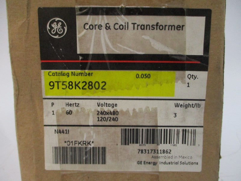 GENERAL ELECTRIC 9T58K2802 240/480V NSMP