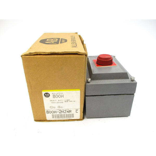 ALLEN BRADLEY 800H-2HZ4R SER. C (BR/YL) NSMP