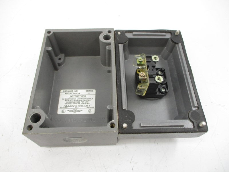 ALLEN BRADLEY 800H-2HZ4R SER. C (BR/YL) NSMP