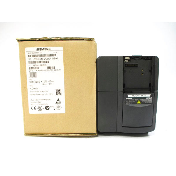 SIEMENS 6SE6440-2UD24-0BA1 380-480VAC 12.8A (AS PICTURED) NSMP