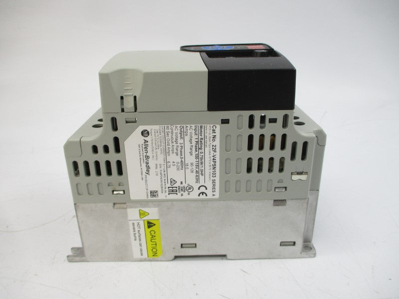 ALLEN BRADLEY 22F-V4P5N103 SER. A F/W 2.02 90-126VAC 18.0A NSMP