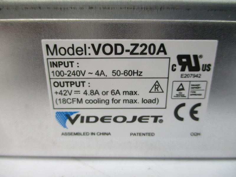 VIDEOJET VOD-Z20A 100-240V 4A NSMP