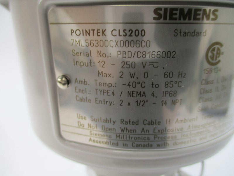 SIEMENS 7ML56300CX000GC0 12-250V NSNP